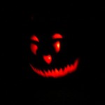 A jack-o-lantern