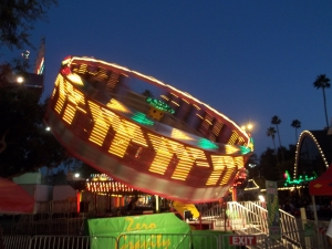 Spinning ride photo in high definition